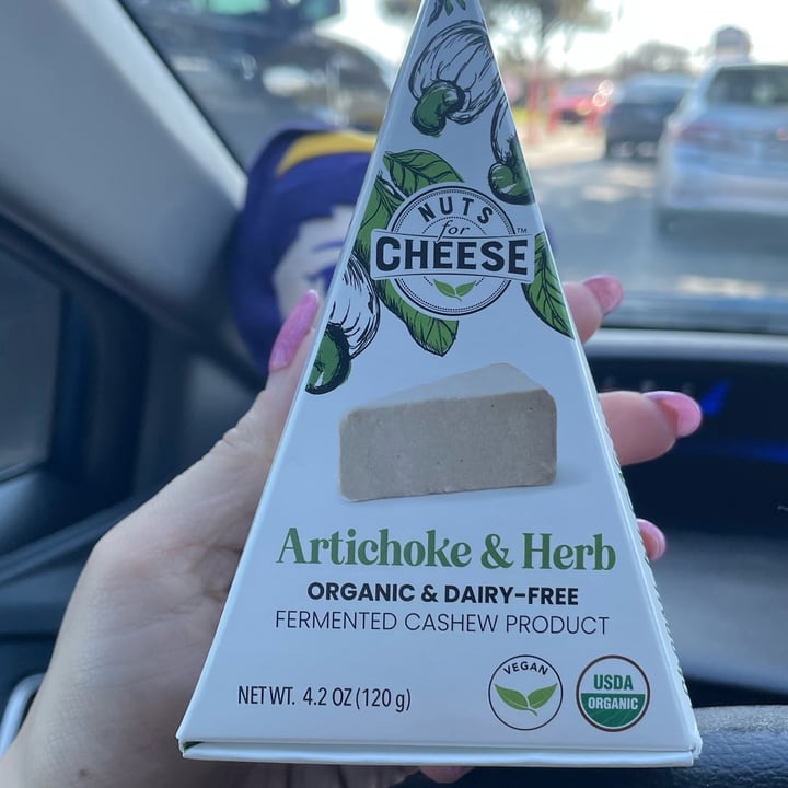 photo of Nuts For Cheese Artichoke & Herb shared by @vivalaviolet on  13 Feb 2024 - review