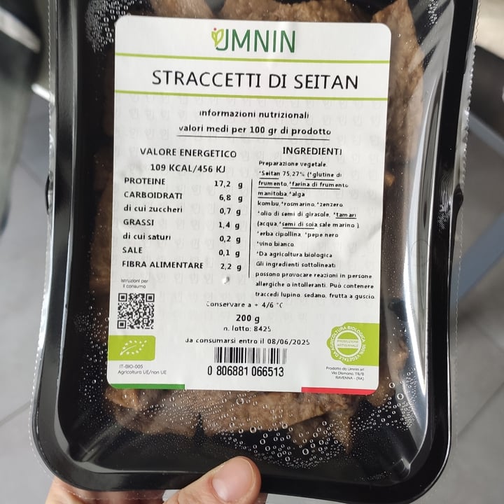 photo of Umnin straccetti di seitan shared by @semidichia on  07 May 2025 - review