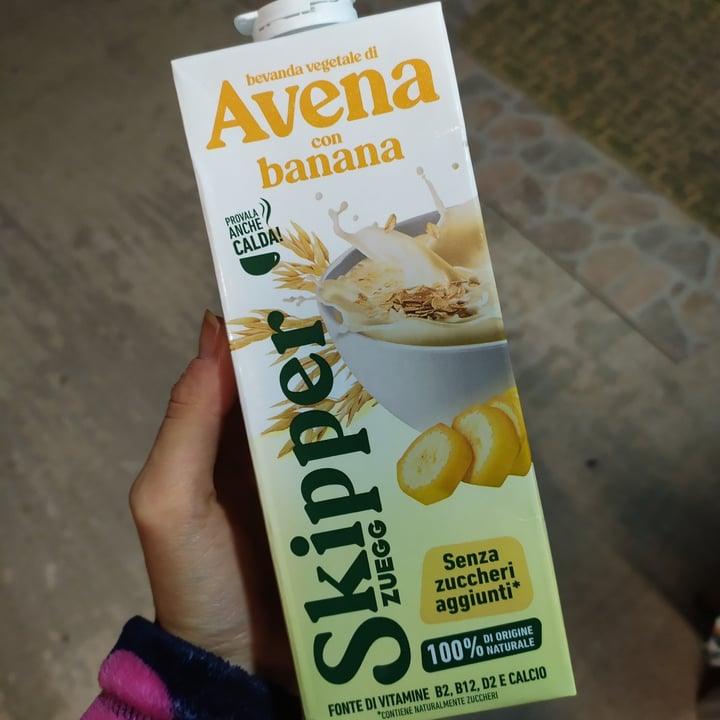 photo of Skipper Zuegg avena con banana shared by @fraveganita on  09 Oct 2025 - review