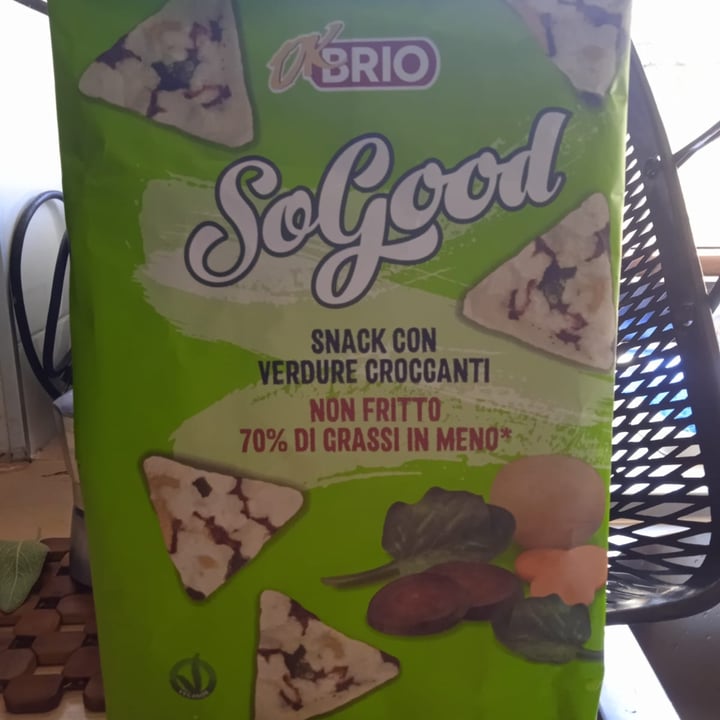 photo of OKbio  sogood snack con verdure croccanti shared by @aangi on  01 Nov 2023 - review