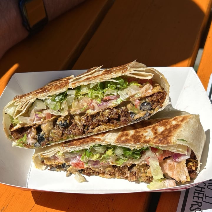 photo of Toasty Vegan Cruchwrap shared by @herbivoracious on  20 May 2024 - review