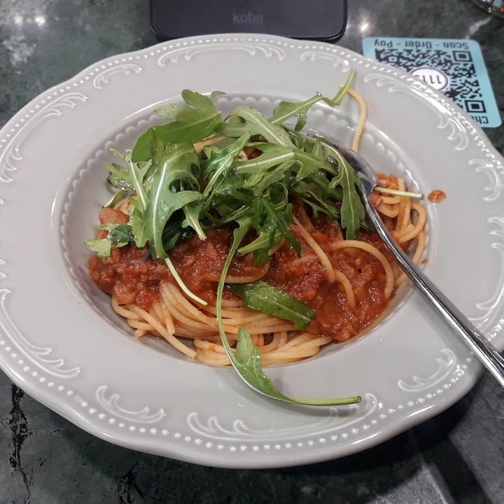 photo of Pezzo di Pane spaghetti bolognese vegetale shared by @gabinboy on  18 Mar 2024 - review