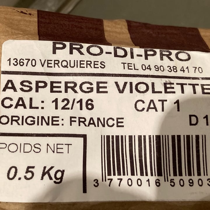 photo of Pro di pro asparagi violetti shared by @al-ma on  01 May 2024 - review