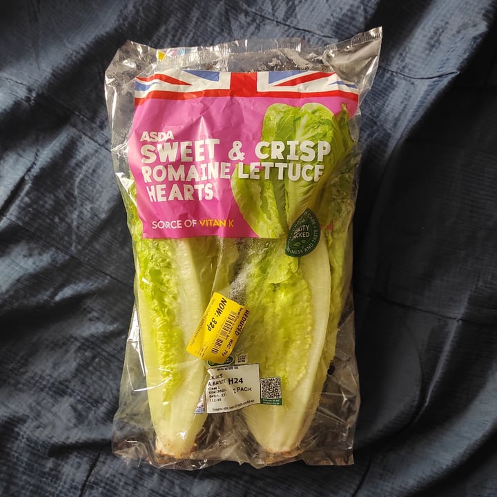 ASDA Sweet & Crisp Romaine Lettuce Hearts Review abillion