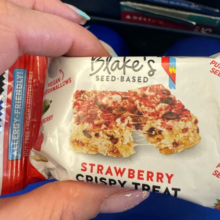 photo of Blake’s Seed-Based Strawberry rice crispy treat shared by @clarec36 on  14 Feb 2024 - review