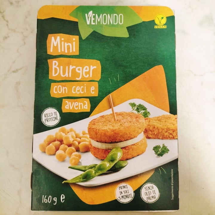 photo of Vemondo Mini Burger con Ceci e Avena shared by @sofia46 on  19 May 2024 - review