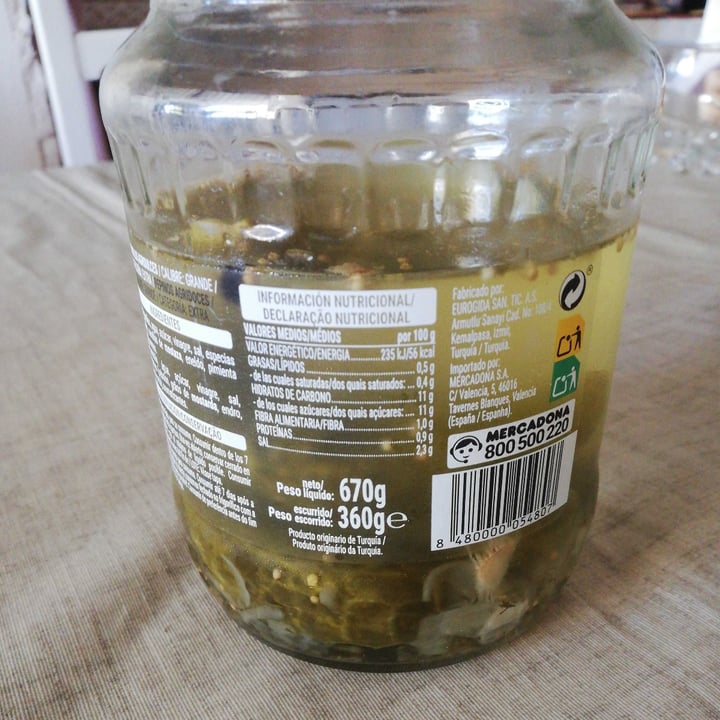 photo of Hacendado Pepinillos agridulces shared by @thankfultortoise72 on  21 Jan 2024 - review