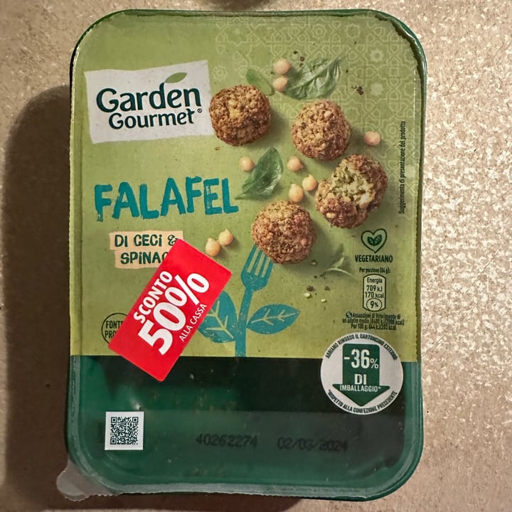 photo of Garden Gourmet Falafel di ceci e spinaci shared by @adele91m on  09 Mar 2024 - review