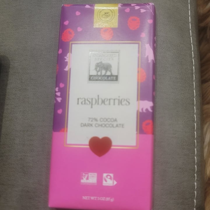 photo of Endangered Species Chocolate Raspberries Chocolate shared by @pink417 on  08 Feb 2024 - review