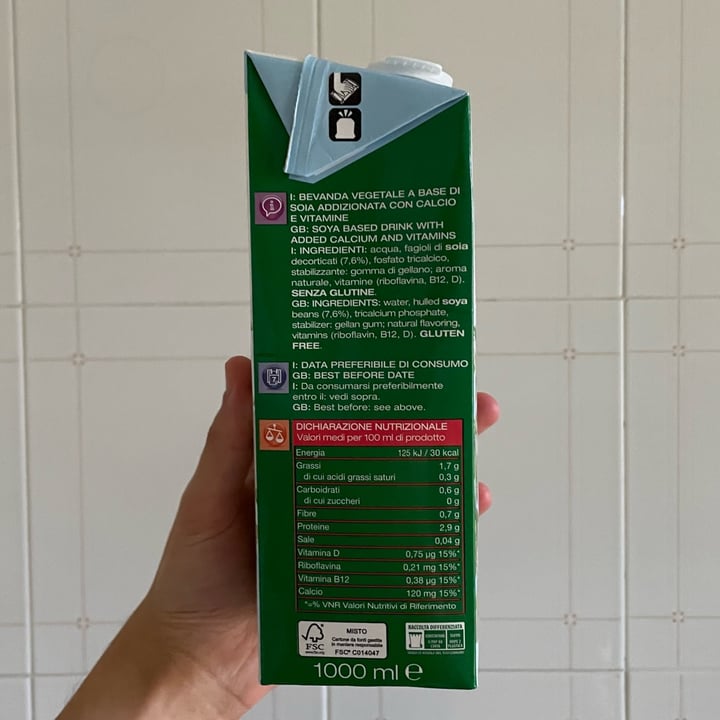 photo of Vivo Meglio Soya Drink Senza Zuccheri shared by @alexre on  30 Jun 2024 - review