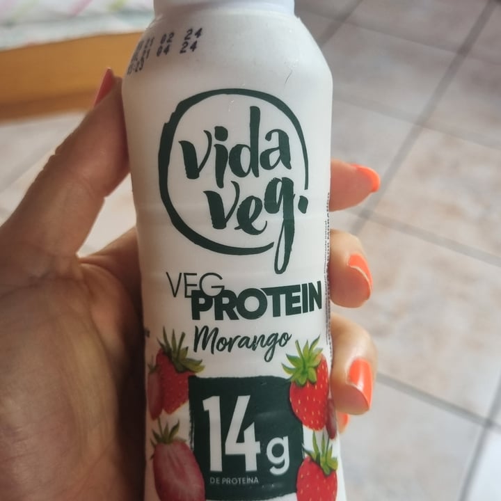 photo of Vida Veg Bebida Veg Protein Morango shared by @amoho on  04 Mar 2024 - review