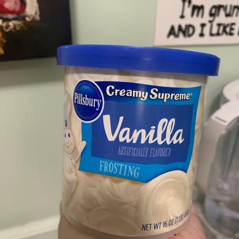 Vanilla flavoured icing