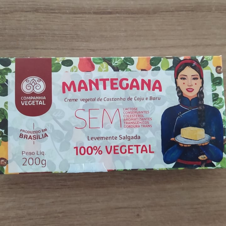 photo of Companhia Vegetal Manteiga vegetal de castanha de caju e baru shared by @cassiano on  23 Aug 2023 - review