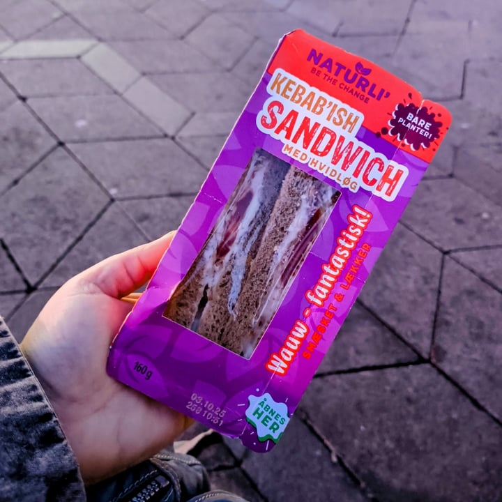 photo of Naturli' Kebab'ish Sandwich shared by @serenasofia on  24 Sep 2025 - review