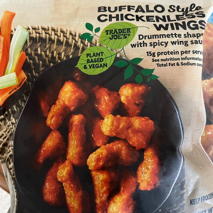 photo of Trader Joe's Buffalo Style Chickenless Wings shared by @kristin548 on  01 May 2024 - review