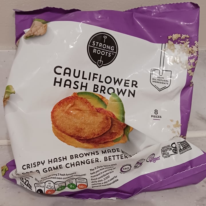 photo of Strong Roots Cauliflower Hash Browns shared by @heartartichokehearts on  11 Oct 2023 - review
