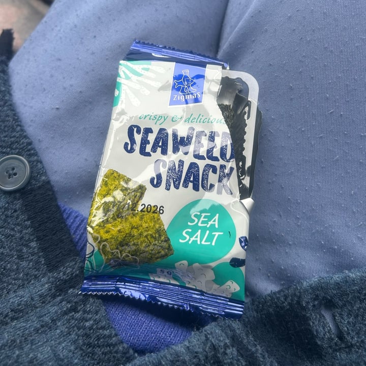 photo of Zigmas Seaweed Snack Sea Salt shared by @helena12345 on  07 Oct 2025 - review
