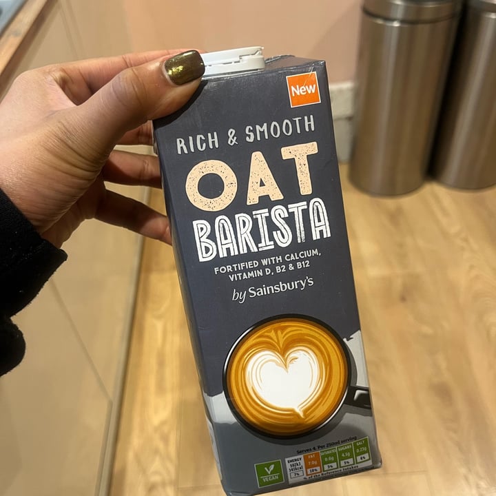 photo of Sainsbury's Oat Barista shared by @vsethu on  19 Jan 2025 - review