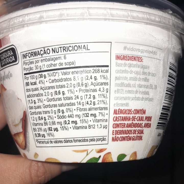 photo of Vida Veg Creme De Castanha De Caju Tradicional shared by @arianev3g on  02 Mar 2025 - review