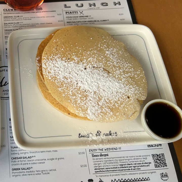 photo of Mugs & co. Cozy cafe & Bakery Pancakes Vegan shared by @silviab on  25 Mar 2024 - review