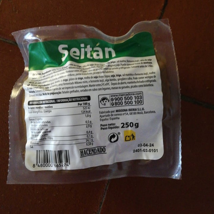 photo of Hacendado seitán shared by @thankfultortoise72 on  13 Jan 2024 - review