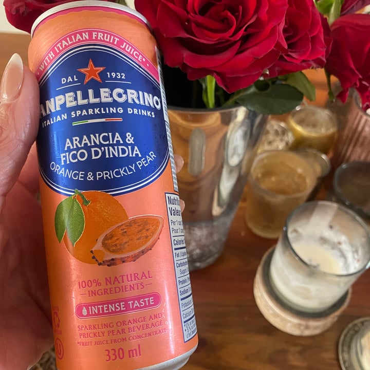 photo of Sanpellegrino Sparkling Orange and Prickly Pear Beverage shared by @marcytheresa on  21 Sep 2025 - review