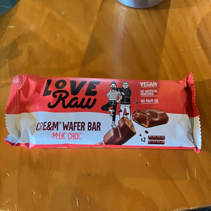 photo of LoveRaw Cre&m Wafer Bar Milk Choc shared by @funnyoctopus99 on  05 Apr 2024 - review