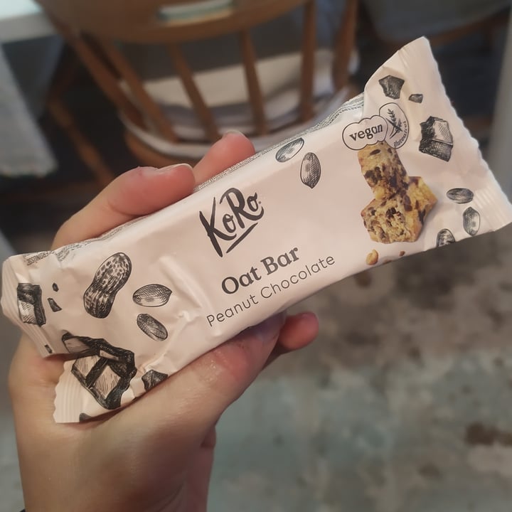 photo of Koro Oat Bar Peanut Chocolate shared by @fraveganita on  05 Oct 2025 - review