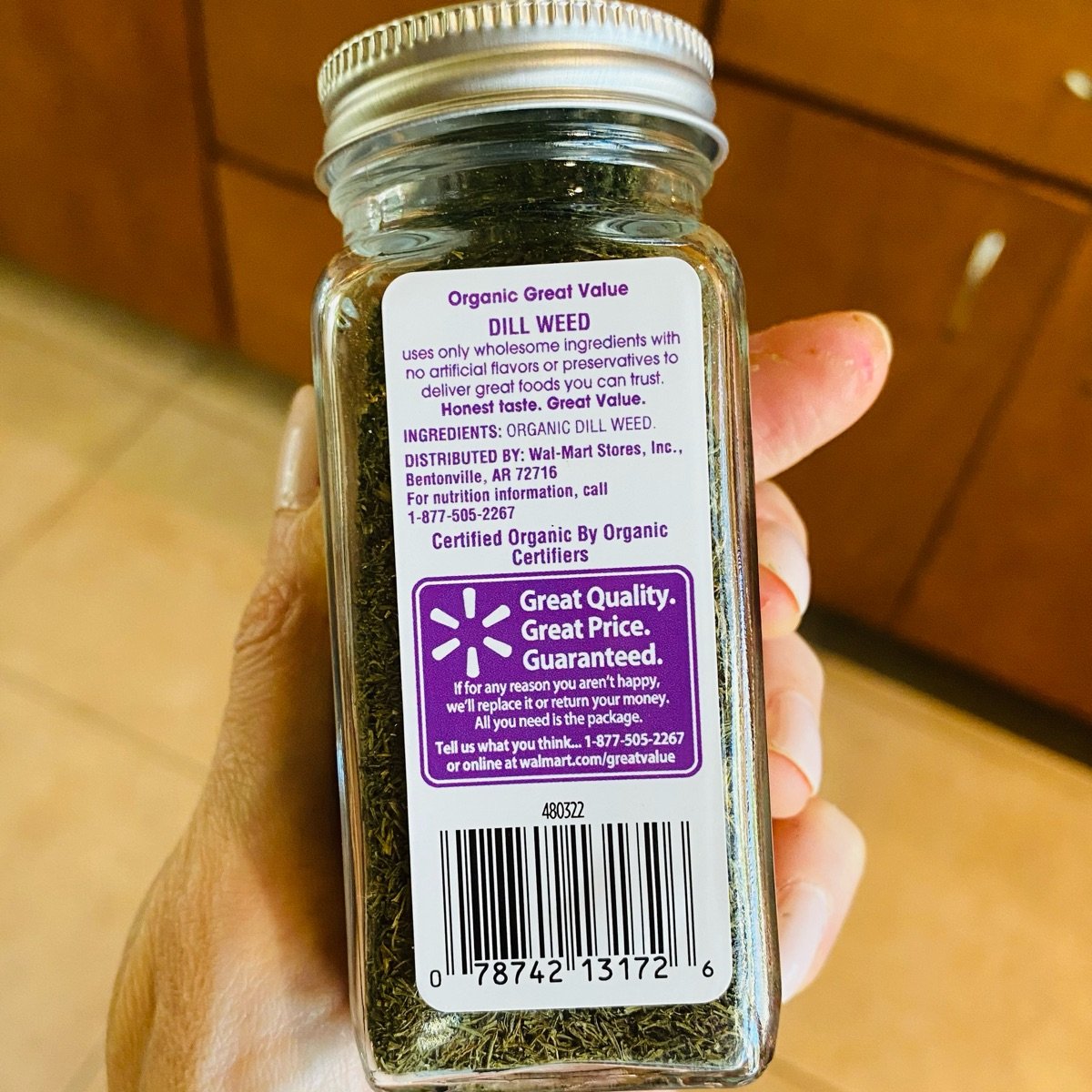 Organic Dill from Great Value - Vegan Product Reviews & Ratings | abillion