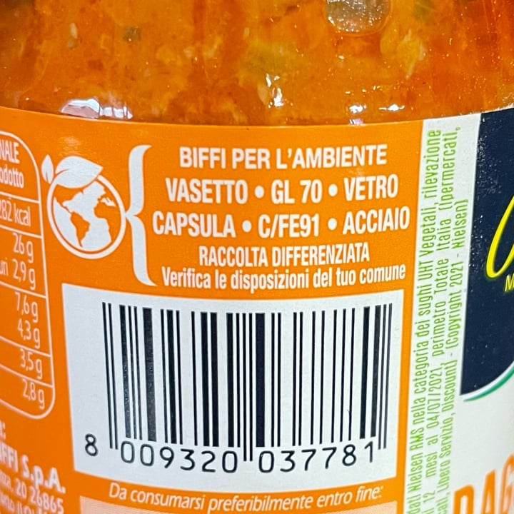 photo of Biffi che sugo ragu vegetale shared by @sarabras on  01 Mar 2024 - review