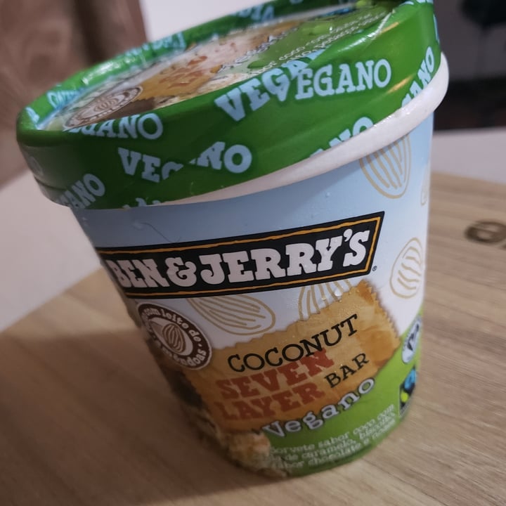 photo of Ben & Jerry's Coconut Seven Layer Bar Non-Dairy Frozen Dessert shared by @madleine on  12 Sep 2023 - review