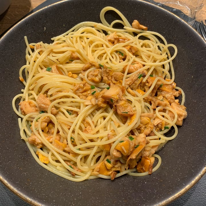photo of Pizzeria Hans - Dobbiaco-Toblach (bz) spaghetti ai finferli shared by @martinazurli on  14 Aug 2025 - review