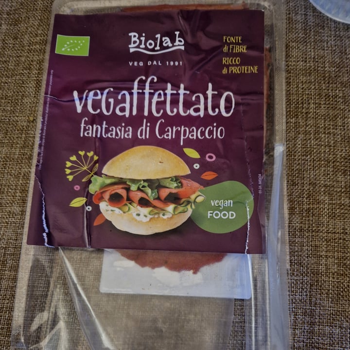 photo of Biolab vegetarian & vegan organic foods vegaffettato Carpaccio shared by @chiara2206 on  17 Jun 2024 - review