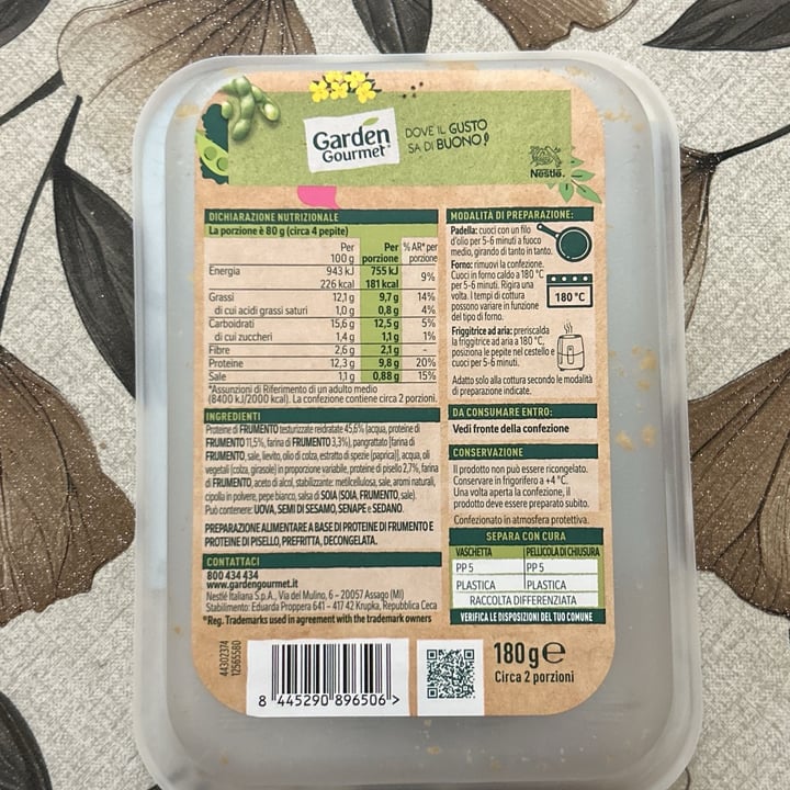 photo of Garden Gourmet le pepite sapore di mare shared by @manuvegan on  27 Jun 2024 - review