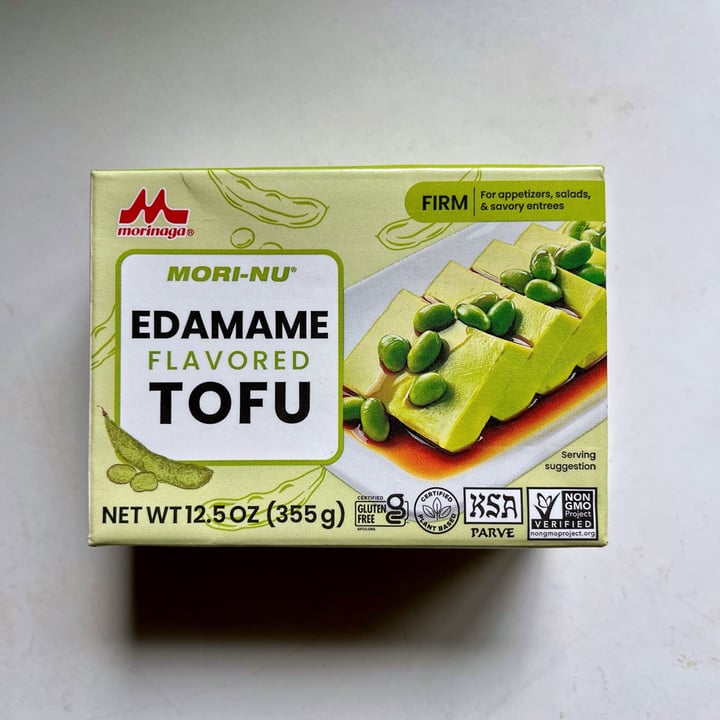photo of Mori-Nu Edamame Flavoured Firm Tofu shared by @kyu on  12 Nov 2023 - review