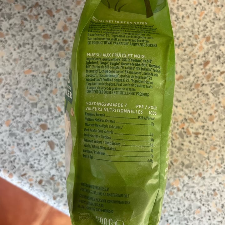 photo of Zonnatura Muesli Rijkgevuld Vezelrijk shared by @alessiatal on  10 May 2025 - review