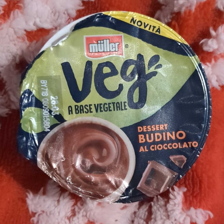 photo of Müller veg budino al cioccolato veg shared by @chiaraabillion on  10 Mar 2024 - review