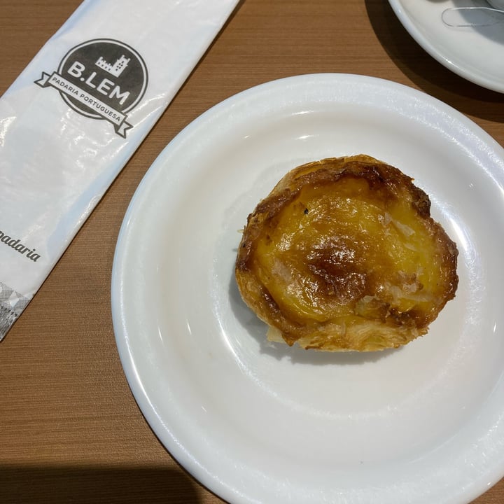 photo of B.LEM Padaria Portuguesa - Pinheiros Pastel Vegano de Nata shared by @nandop on  15 Apr 2024 - review