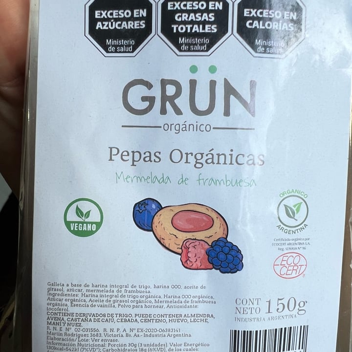 photo of Grün Orgánico Pepas Orgánicas - Mermelada De Frambuesa shared by @mairita- on  25 Nov 2024 - review