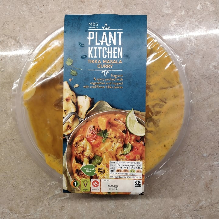 photo of Plant Kitchen (M&S) Tikka Masala Curry shared by @srina-p on  06 Feb 2024 - review