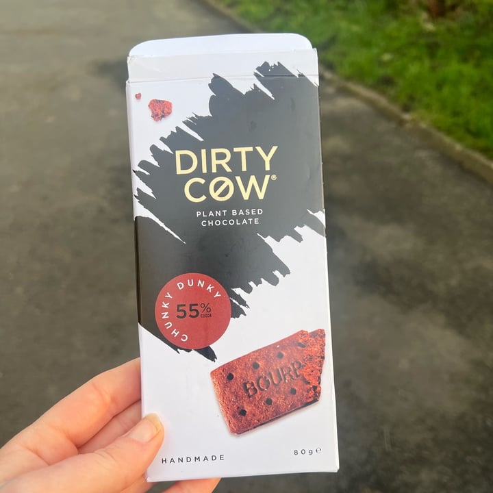 photo of Dirty Cow Chunky Dunky Chocolate Bar 55% shared by @robsm95 on  30 Dec 2023 - review