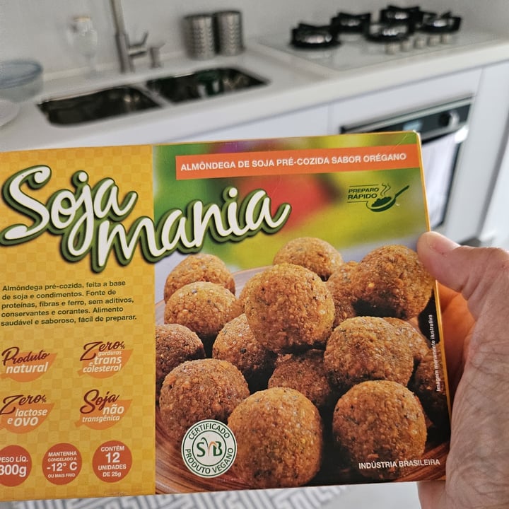 photo of Soja Mania Almôndega de Soja Sabor Orégano shared by @iaraturrin on  01 Nov 2023 - review