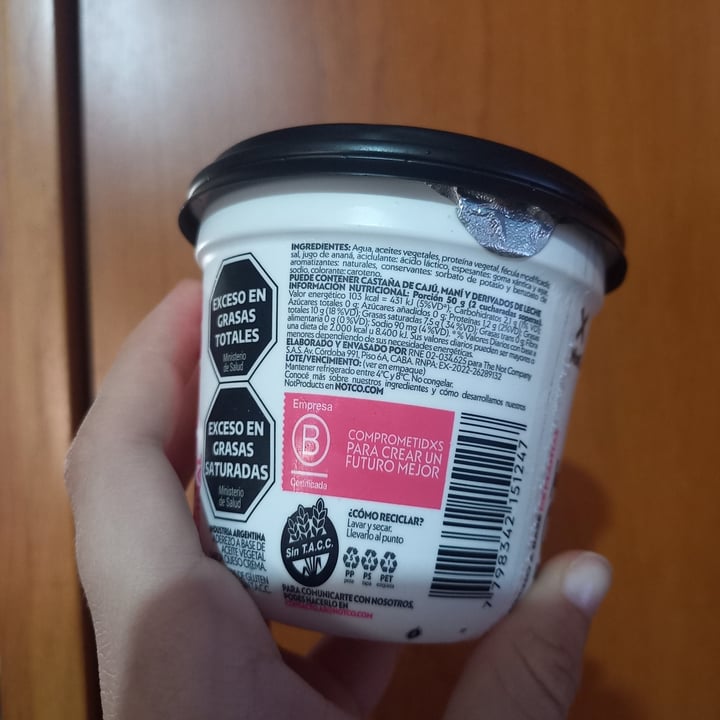 photo of Not Co NOT CREAM CHESSE ORIGINAL shared by @carlaal on  22 Nov 2024 - review