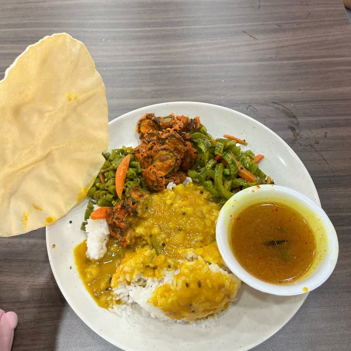 photo of Kns Restaurant Surbana veg set meal shared by @flexivegan on  24 Apr 2024 - review