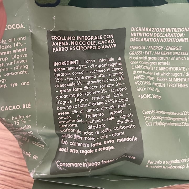 photo of Misura Biscotti Nocciole E Fave Di Cacao shared by @pomeziajones on  11 May 2025 - review