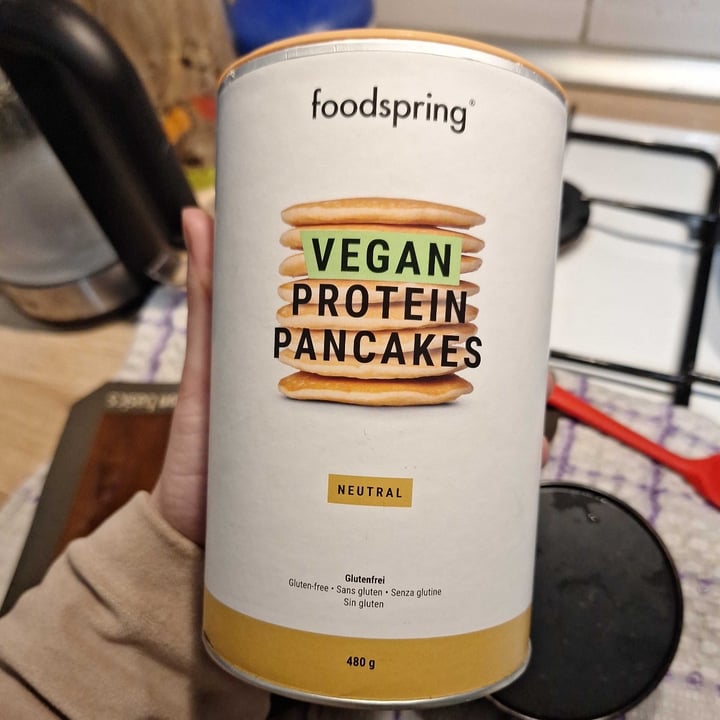 photo of Foodspring Vegan protein pancakes shared by @bessylabestia on  17 Mar 2025 - review