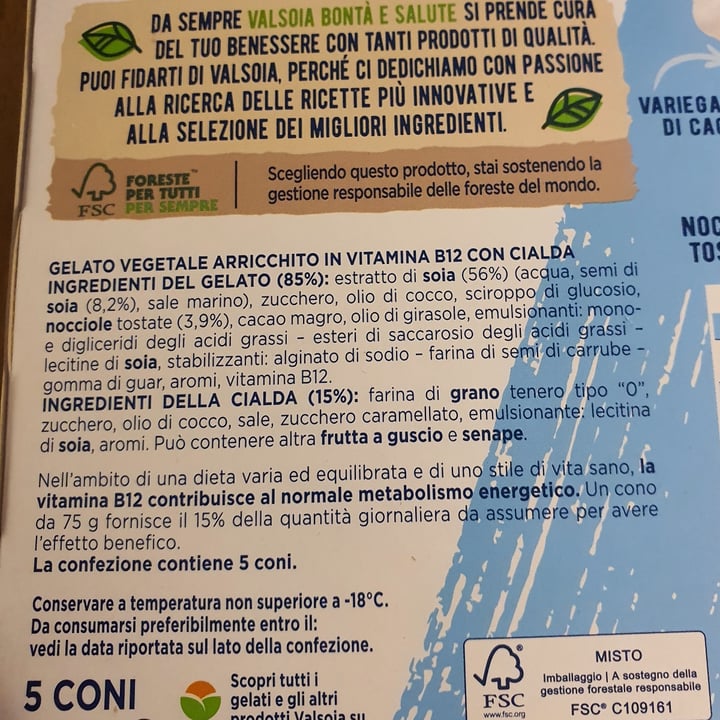 photo of Valsoia Cono Gelato shared by @chiaraar on  03 Jun 2024 - review