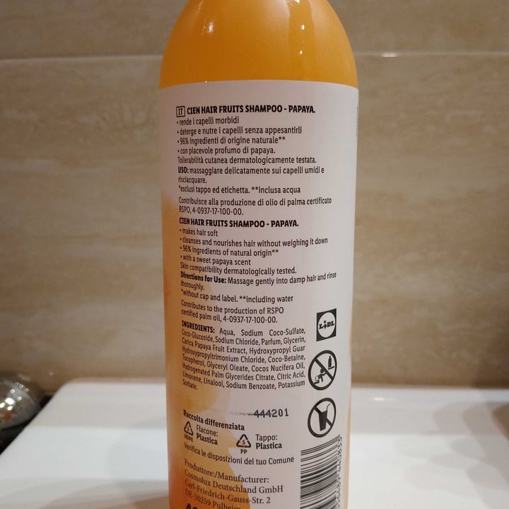 photo of Cien shampoo hair fruits papaya shared by @straycat on  27 May 2025 - review