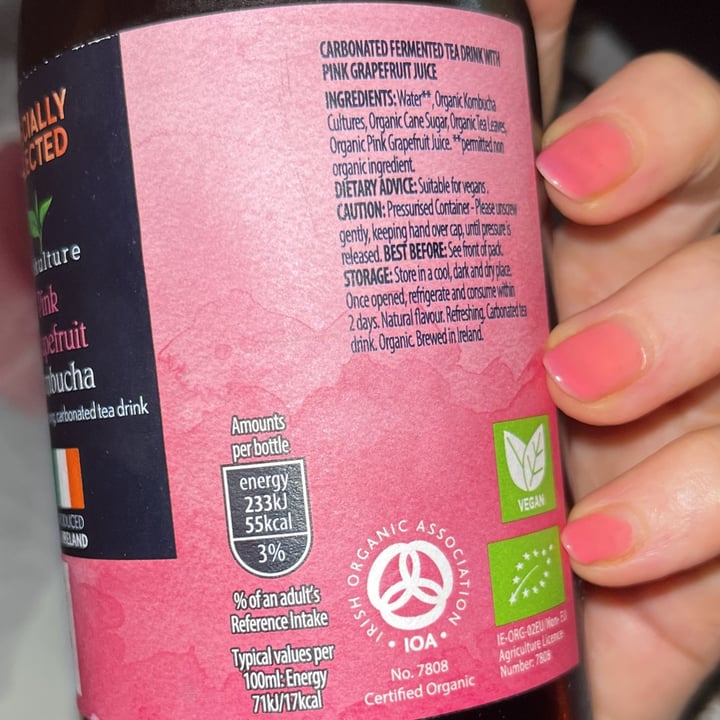 photo of ALDI Specially Selected Kombucha Pink Grapefruit shared by @infinitelove on  01 Feb 2025 - review