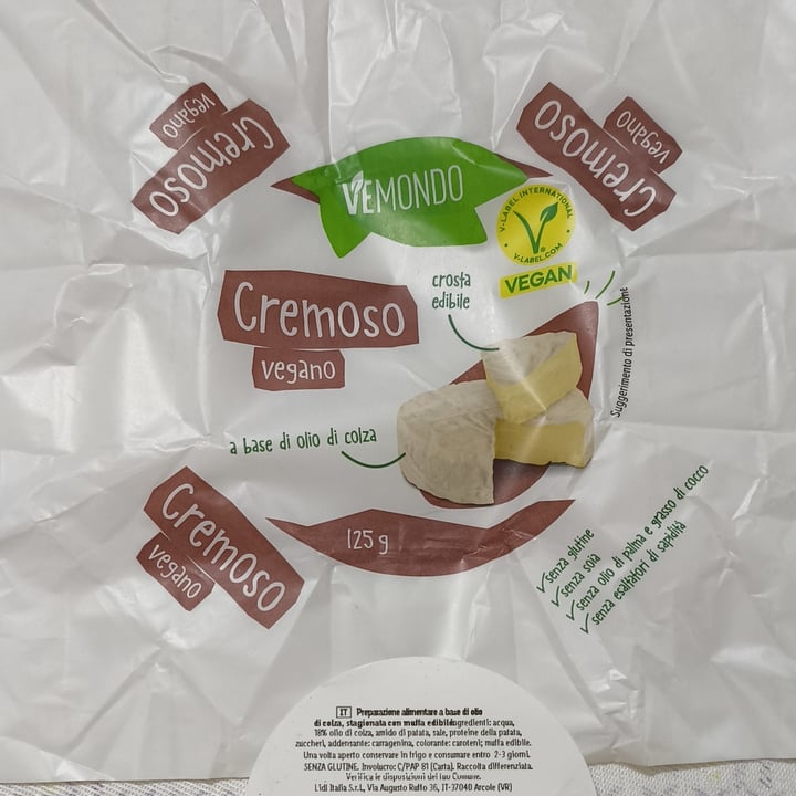 photo of Vemondo cremoso vegano shared by @fernandoveganboccia on  09 Aug 2025 - review